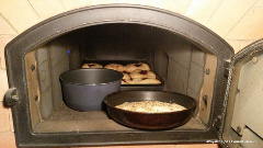 Готовка в хлебной печи